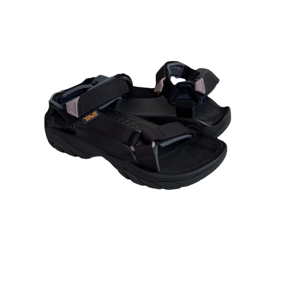 TEVA WOMEN TERRA FI 5 BLACK SPORTS SANDALS US 7